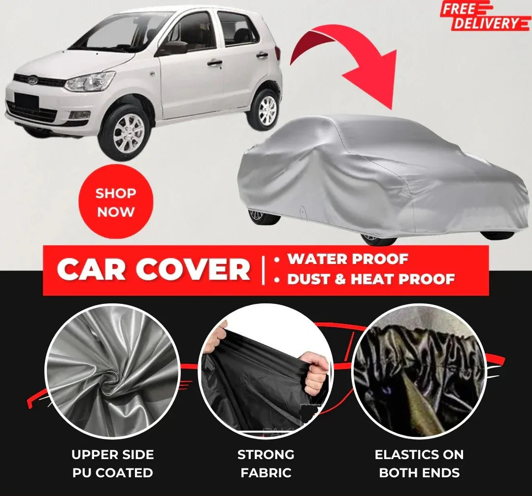 United Bravo 2018-2023 Car Top Cover - Waterproof & Dustproof Silver Spray Coated + Free Bag (Car-03)