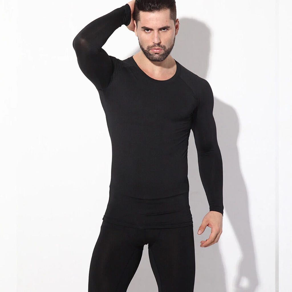 Men's Thermal Warmer Wool- SHIRT - BLACK
