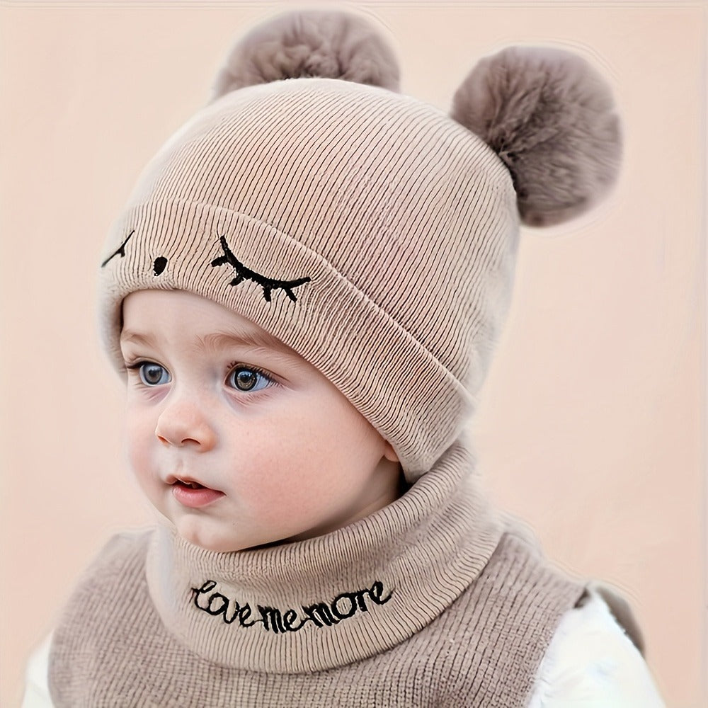 KIDS EYEBROW WOOL CAP ( SKIN ) #153