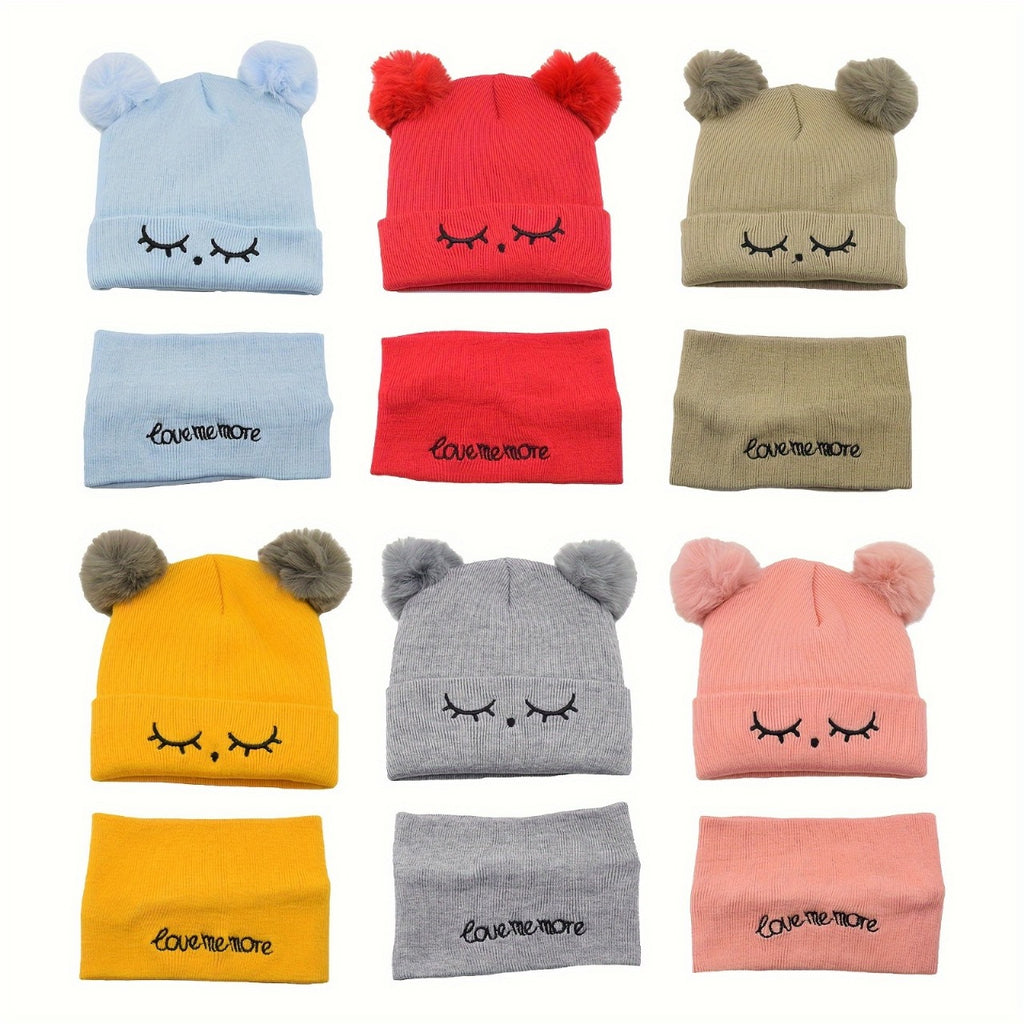 KIDS EYEBROW WOOL CAP ( GREY ) #153