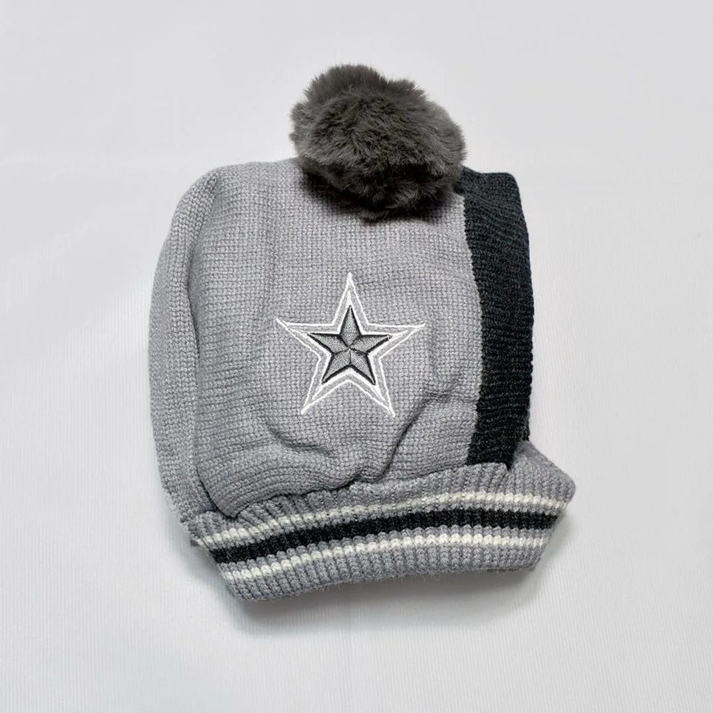 KIDS STAR WOOL CAP ( GREY ) #155