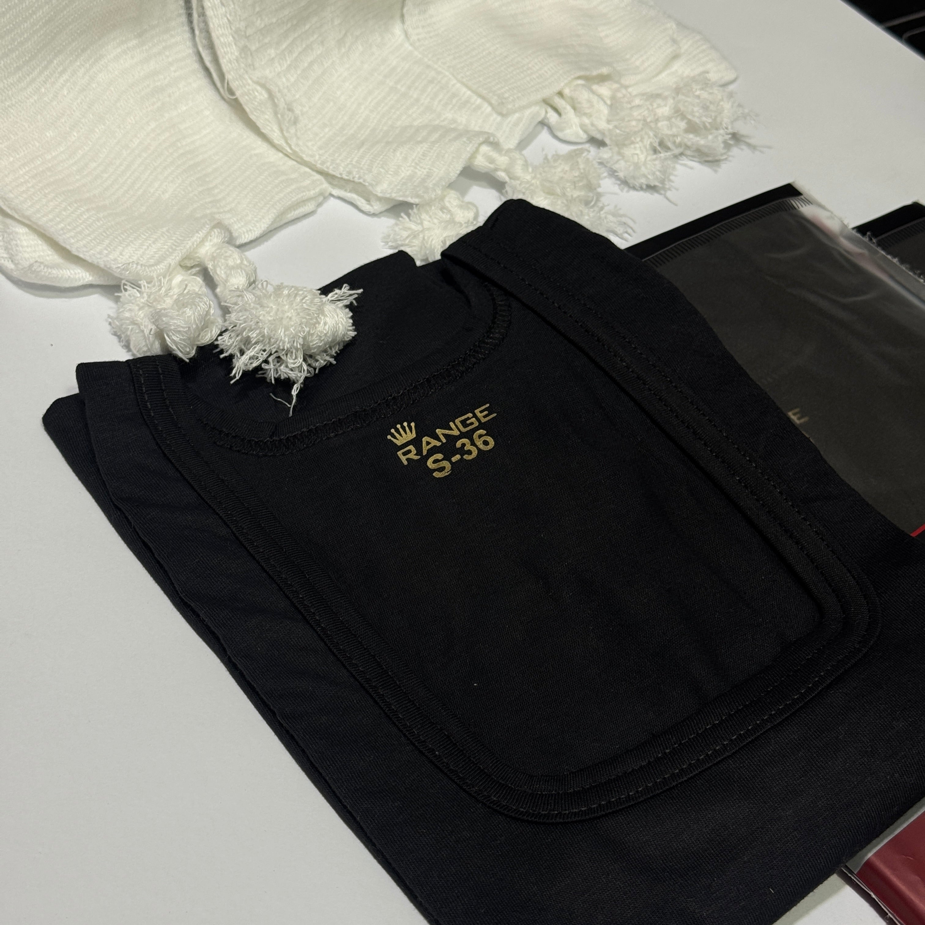 Classic Athletic Undershirt Multi Pack (BLACK)