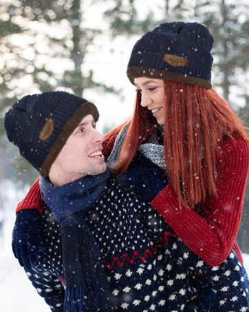 (Navy Blue) Beanie Wool Cap With Neck Warmer. Full Set-2 Pieces #151