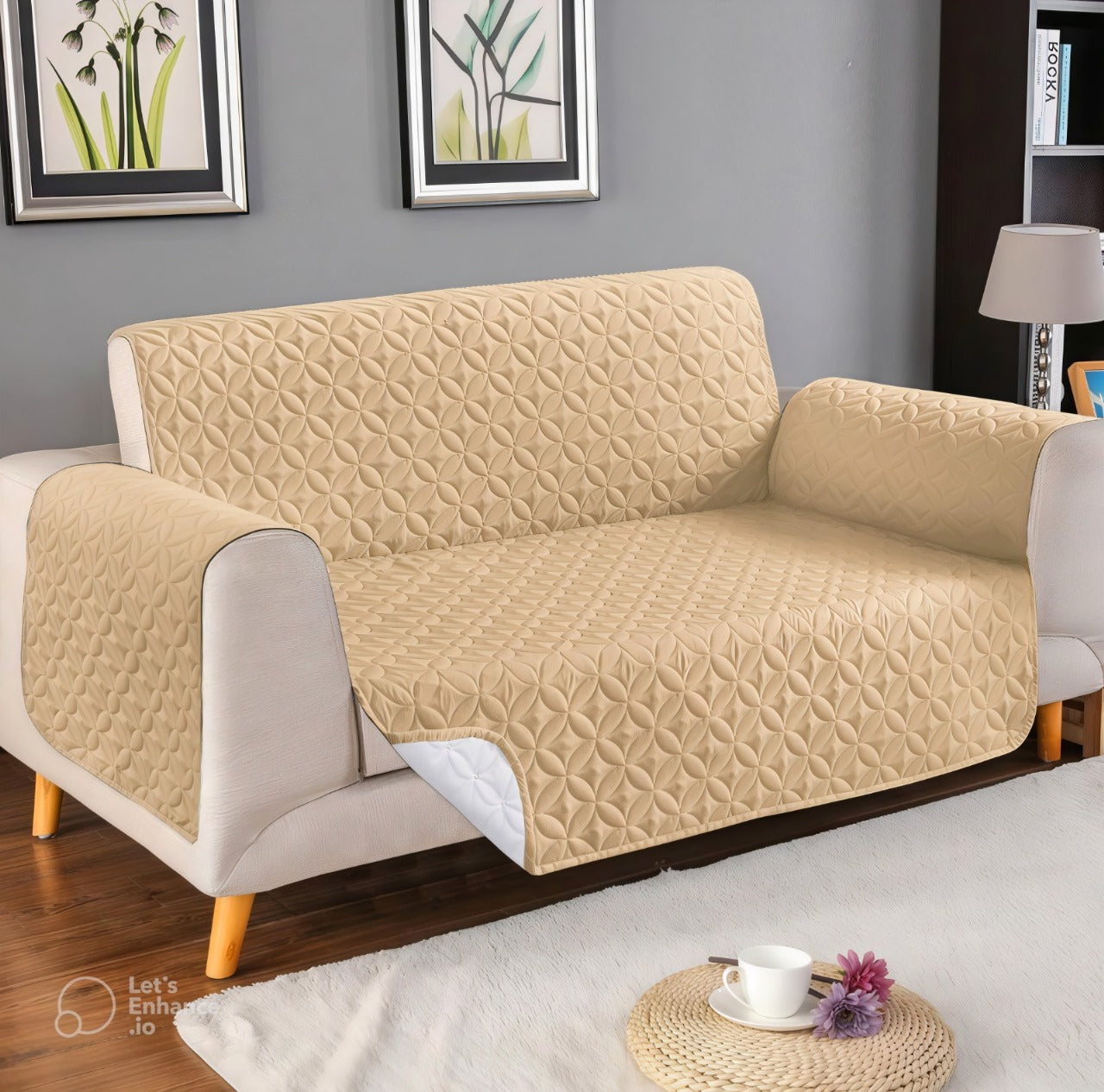 ULTRASONIC MICROFIBER SOFA COVER