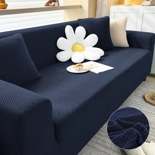 Stripe Jacquard Fitted Sofa Covers