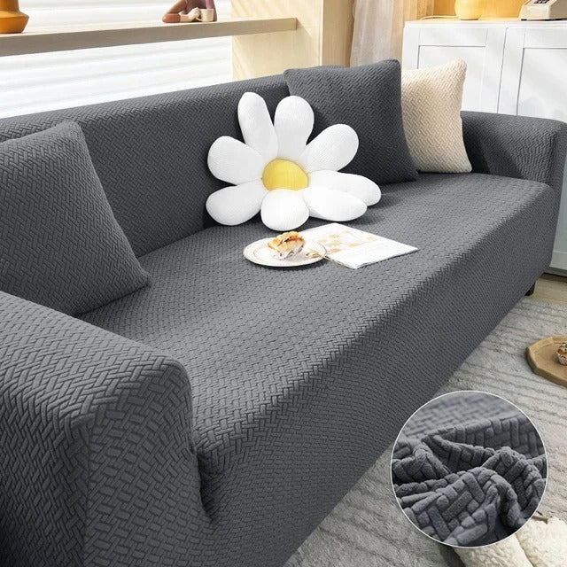 Stripe Jacquard Fitted Sofa Covers