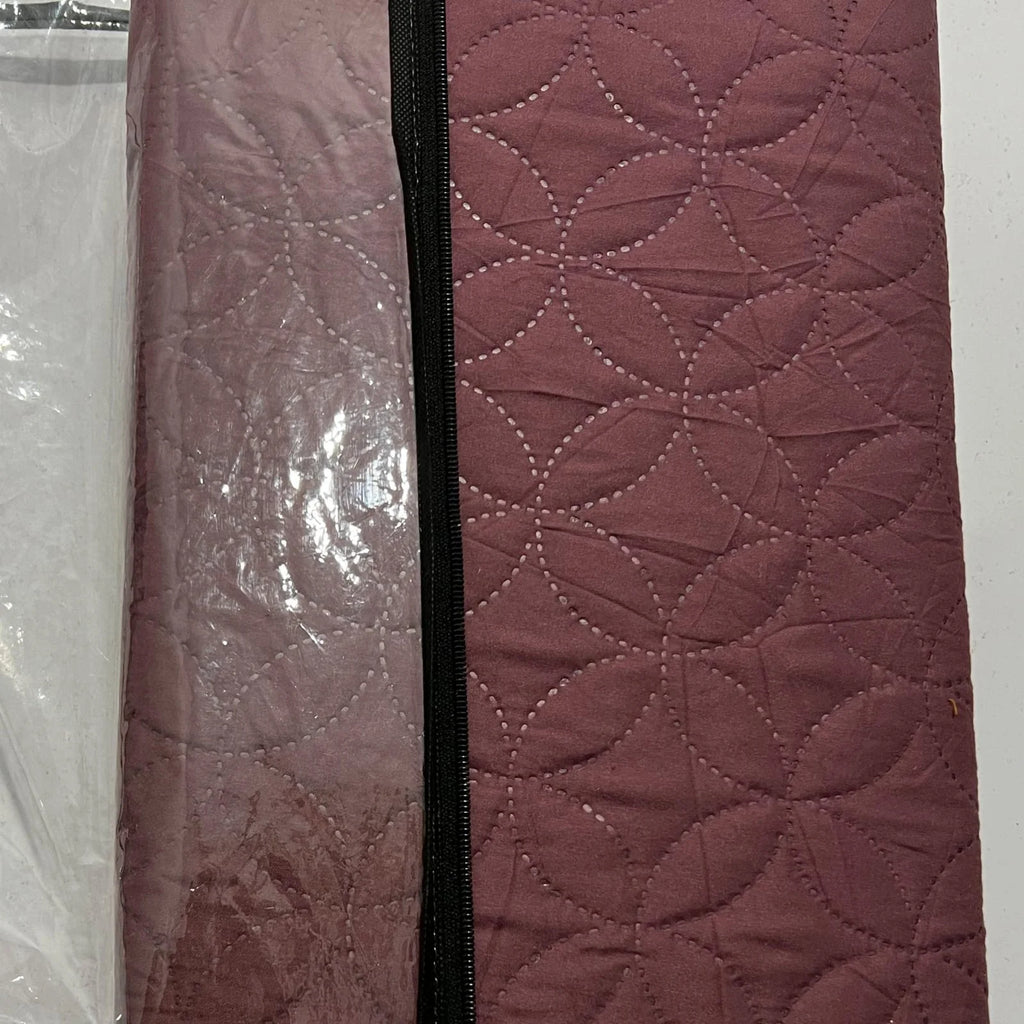 Soft Cotton Quilted 100% Waterproof Fitted Mattress Protector (Brown).