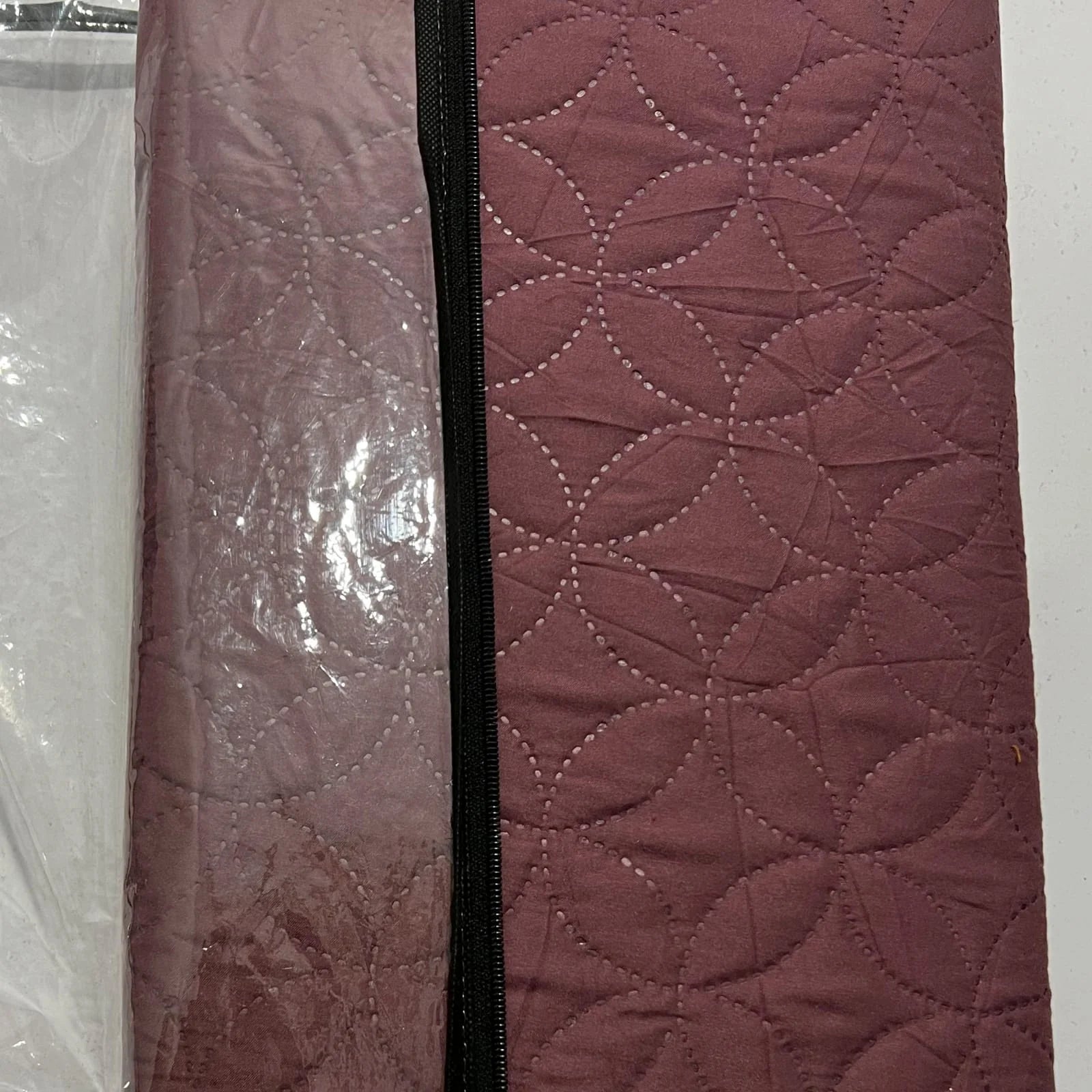 Soft Cotton Quilted 100% Waterproof Fitted Mattress Protector (Brown).