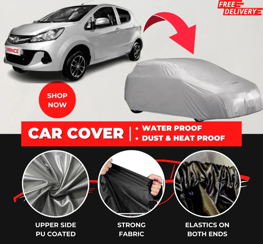 Prince Pearl 2020-2025 Car Top Cover - Waterproof & Dustproof Silver Spray Coated + Free Bag (Car-05)