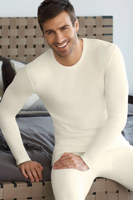 Men's Thermal Warmer Wool (Shirt) - White