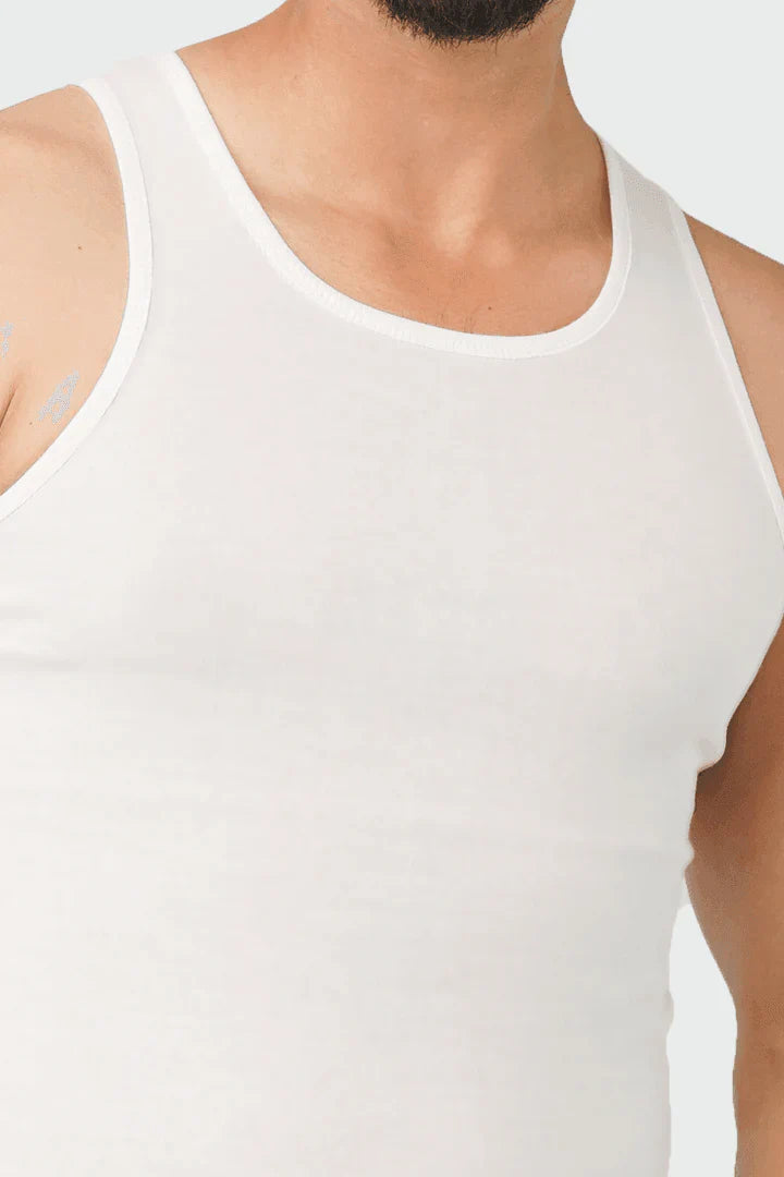 Classic VEST Athletic Undershirt Multi Pack (WHITE)