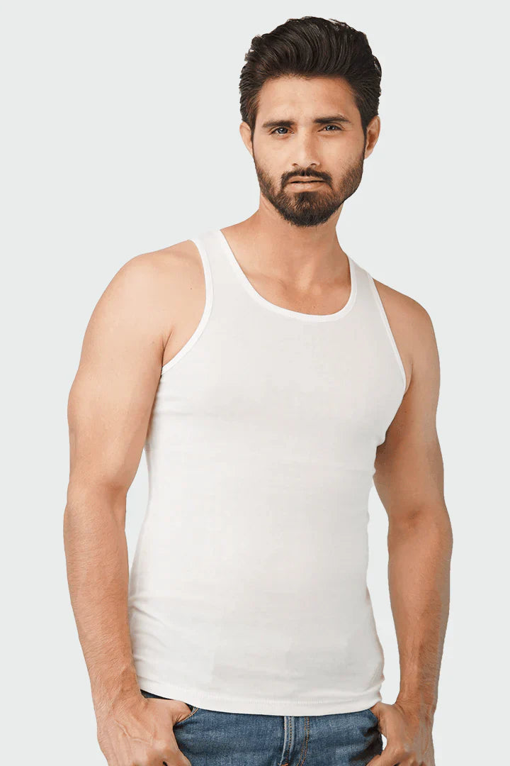 3 Sleeveles Vest (WHITE) + 3 Narrey (Drawstring)